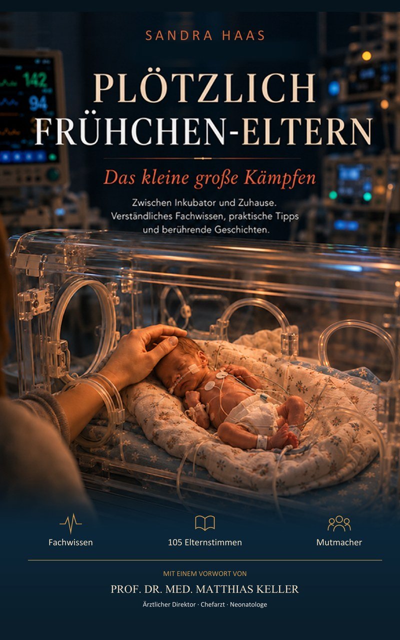Buchcover Plötzlich Frühchen-Eltern von Sandra Haas